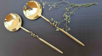Premium Salad Serving Spoon & Fork Set of 2 - Image 3